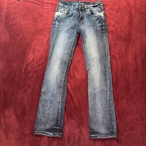 LA Idol Size‎ 9 Flare Bling Cheetah Accents